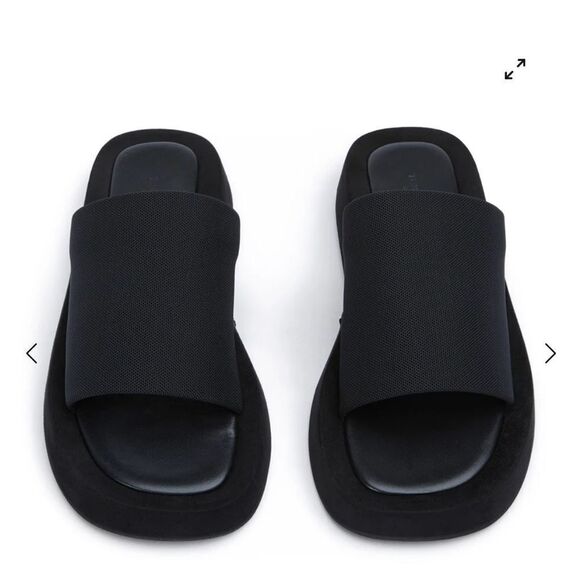 Tony Bianco Isabel black magic slides shoes sandals flats Revolve 6 - Picture 1 of 13